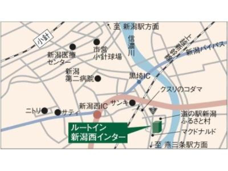 Hotel Route-Inn Niigata Nishi Inter Buitenkant foto